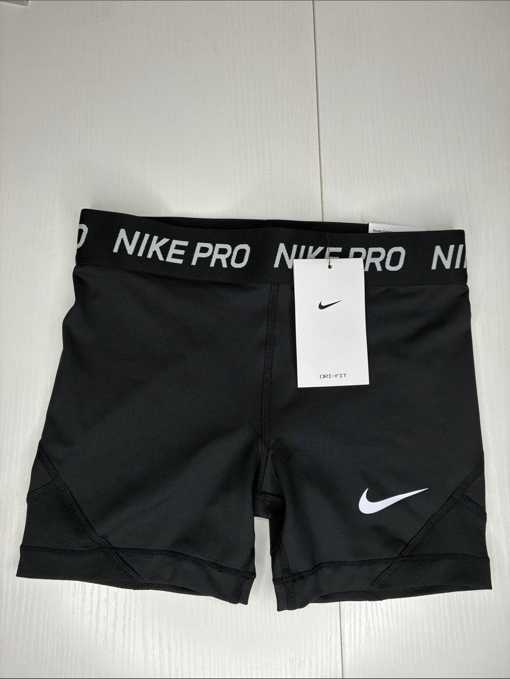 Nike Black and White Pro Compression Shorts